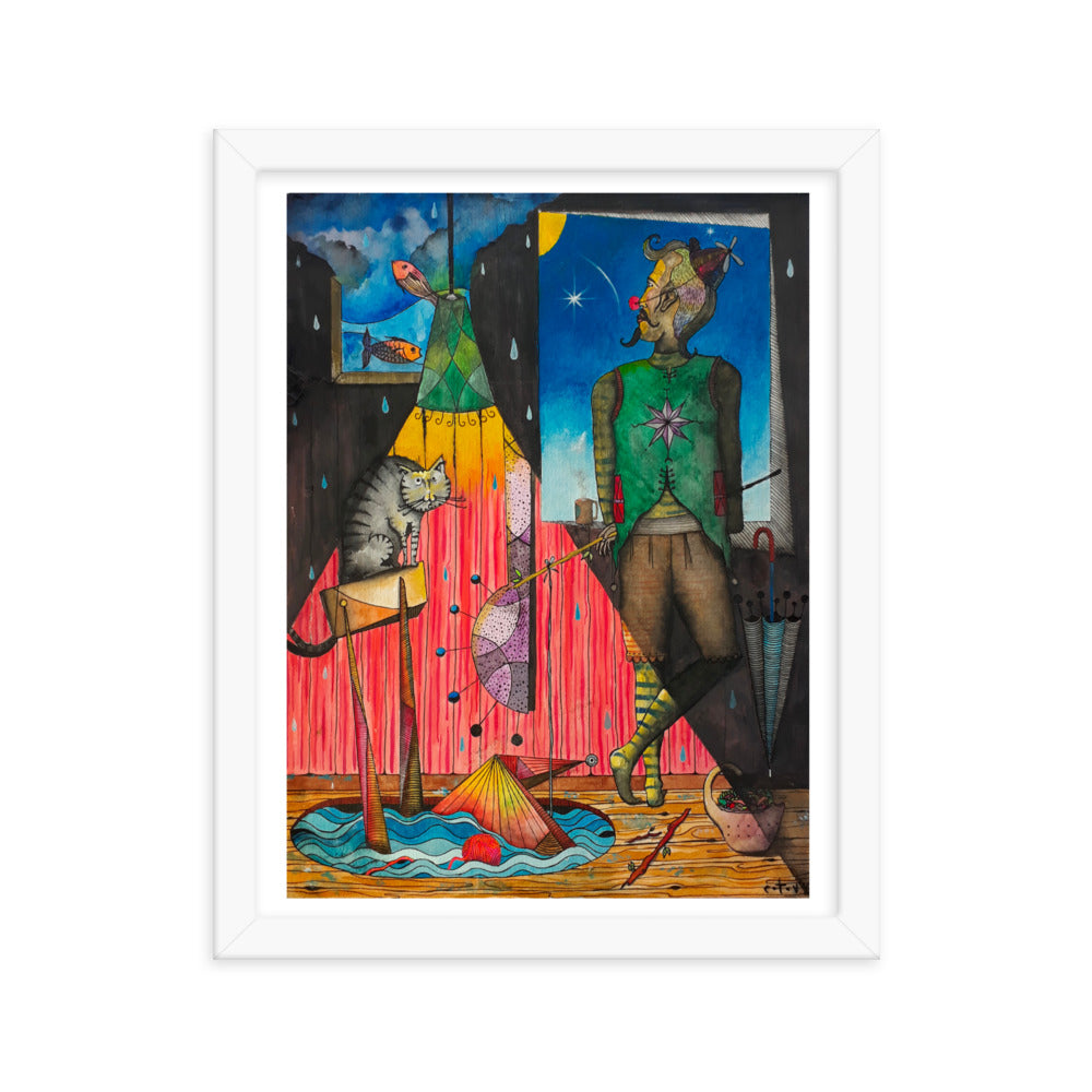 The Wait Framed poster