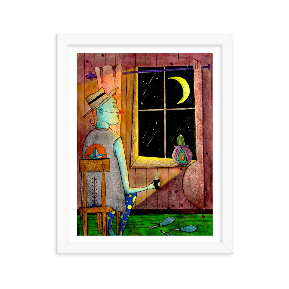 Malabar cosmo Framed poster