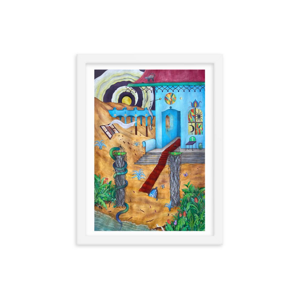 Visitantes Framed poster