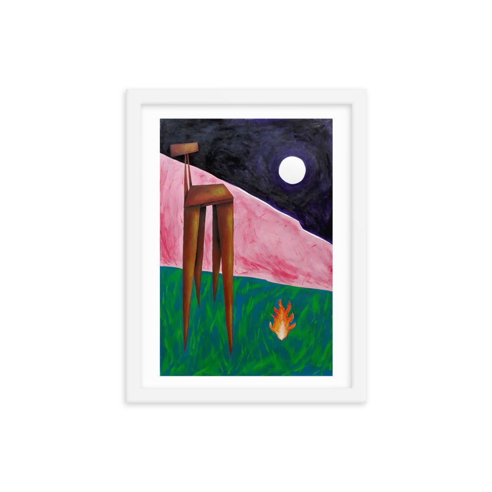 The picnic Framed poster