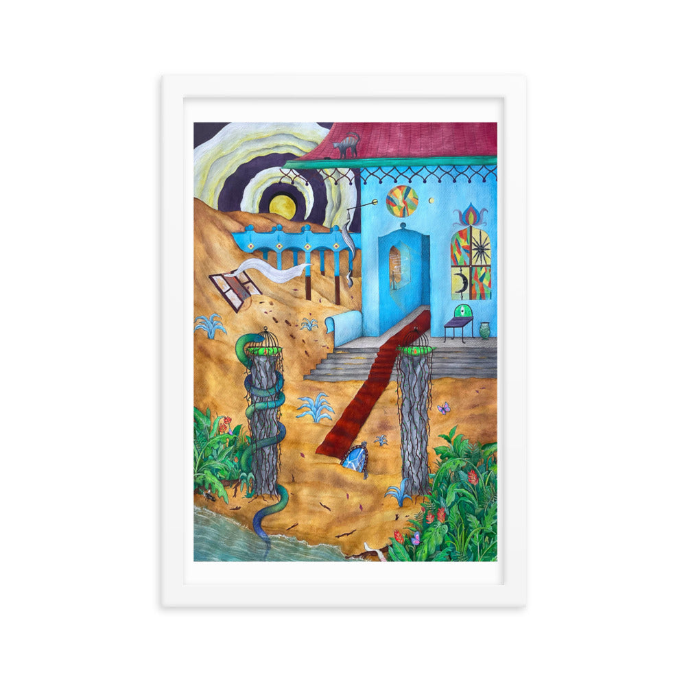 Visitantes Framed poster