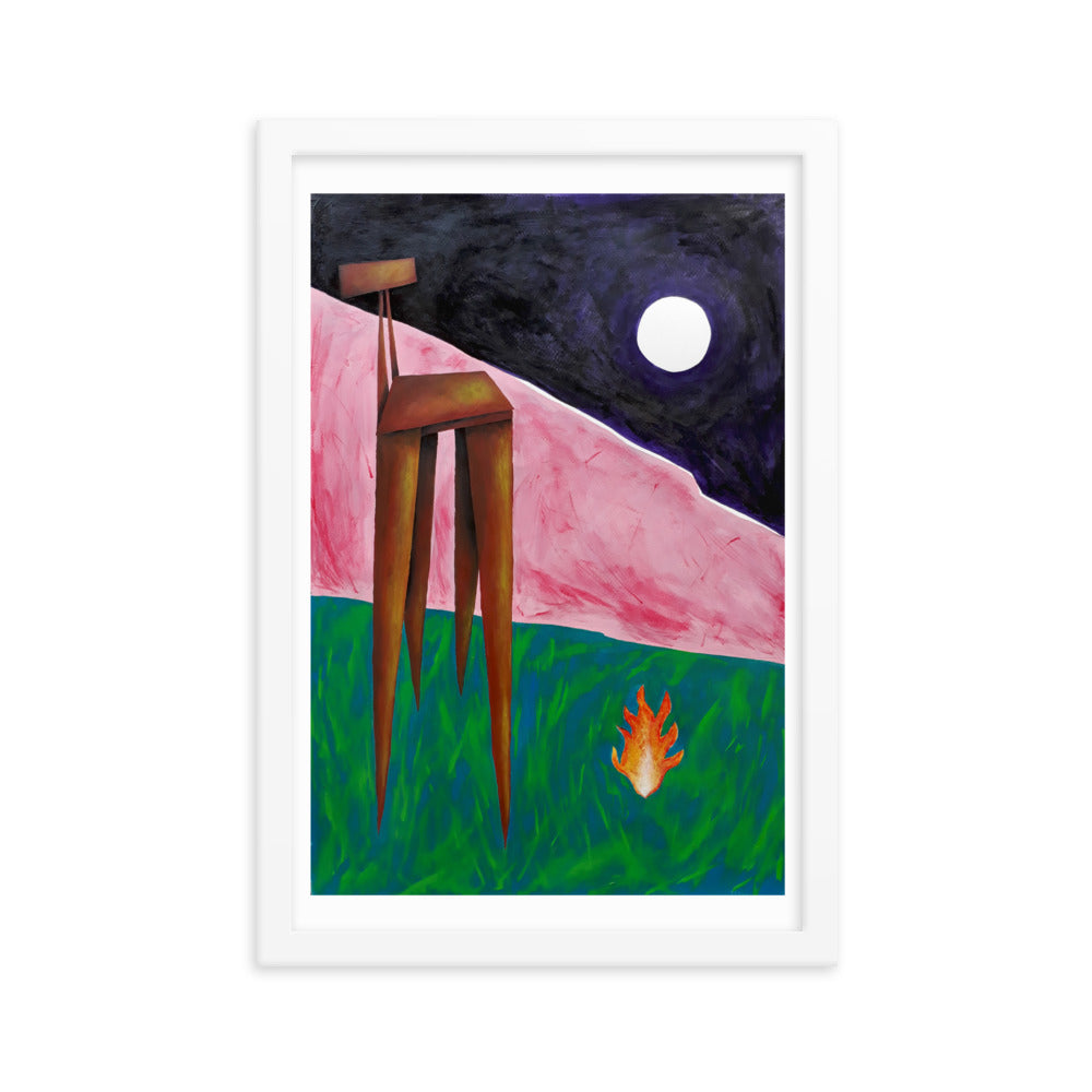 The picnic Framed poster