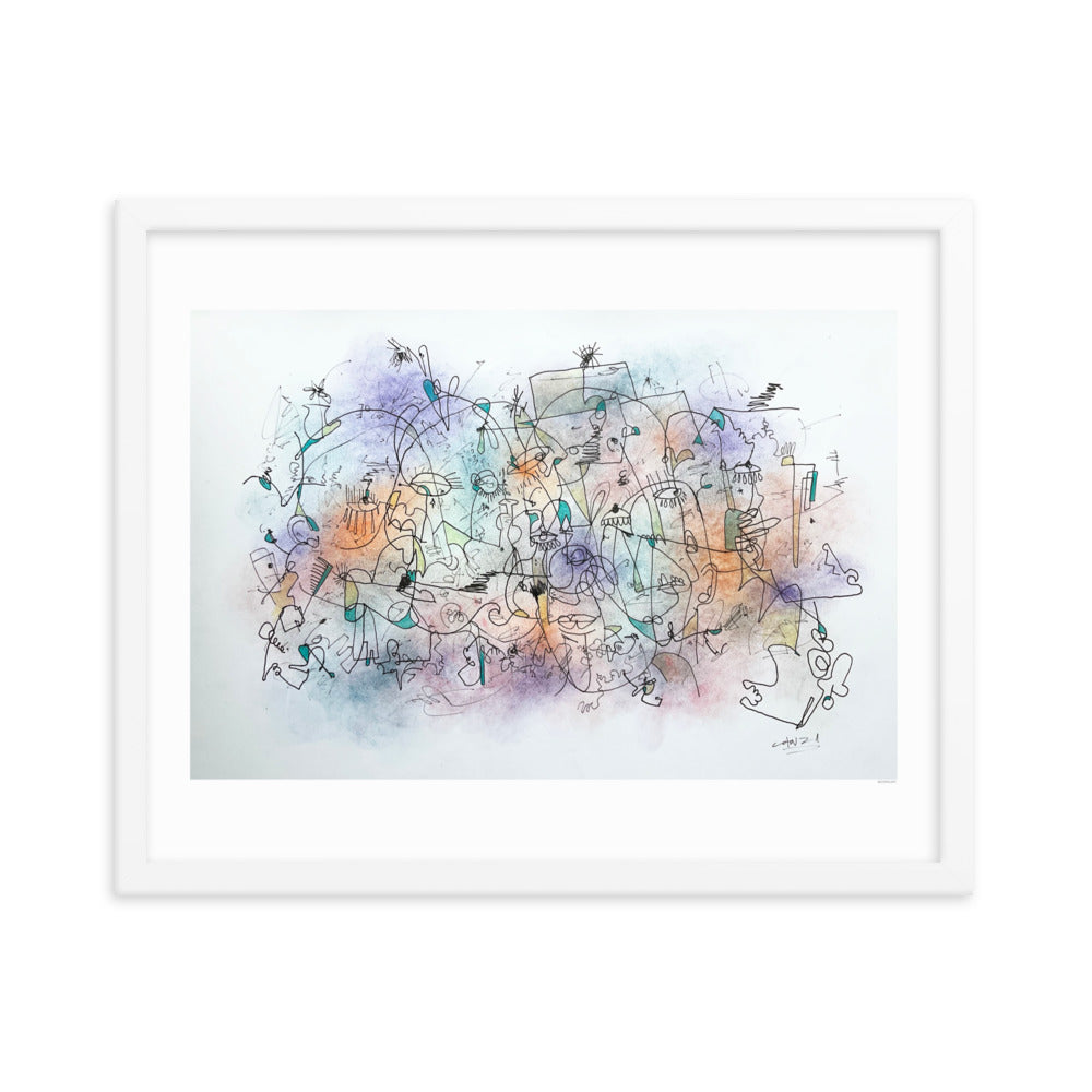 Poeme Framed poster