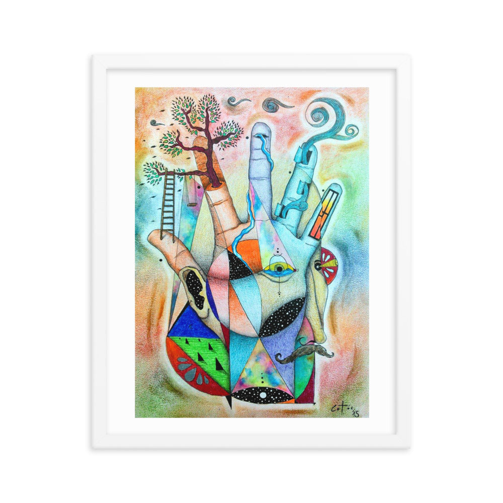 Elemental Framed poster