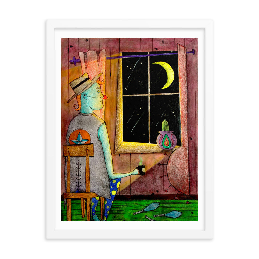 Malabar cosmo Framed poster