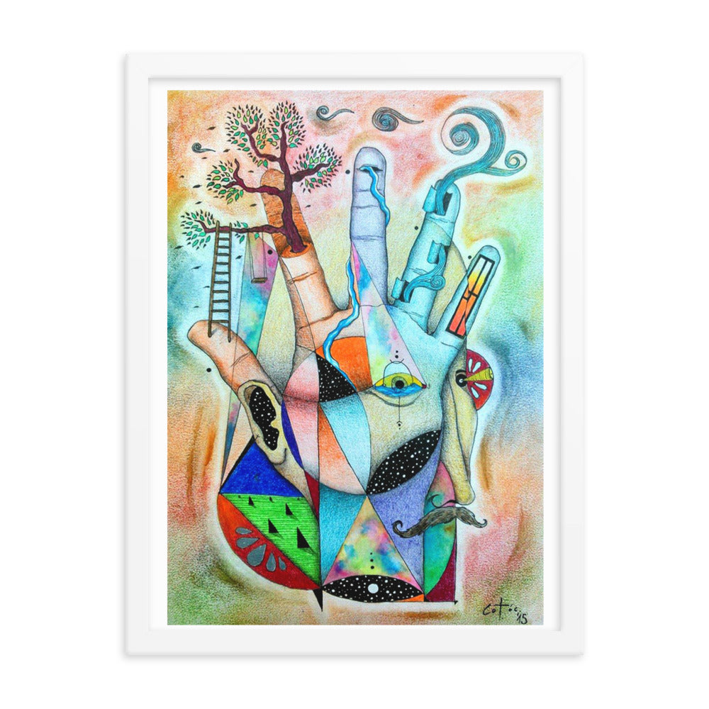 Elemental Framed poster