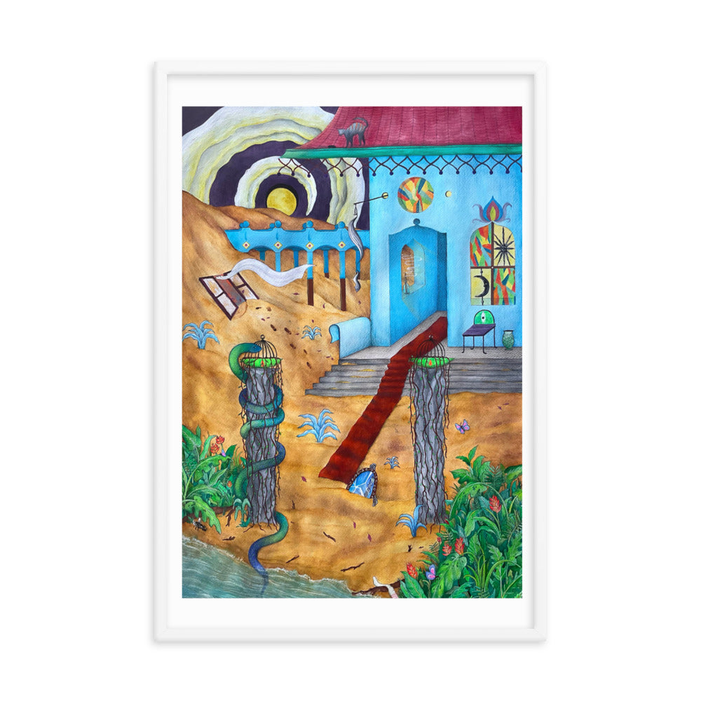 Visitantes Framed poster