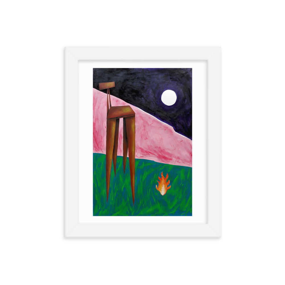 The picnic Framed poster