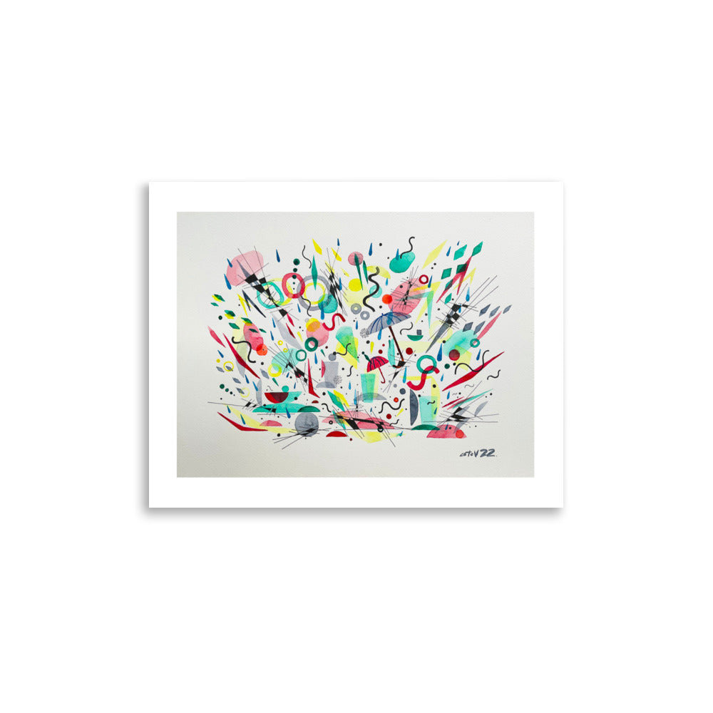 Kitchen rain II Poster