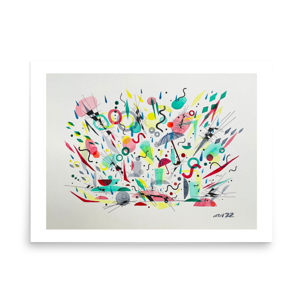 Kitchen rain II Poster