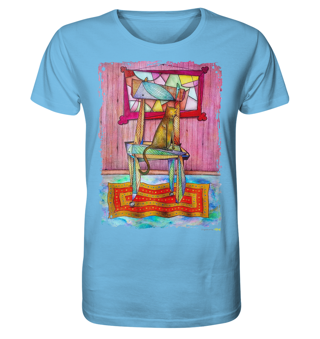 Cat on chair Organic Shirt