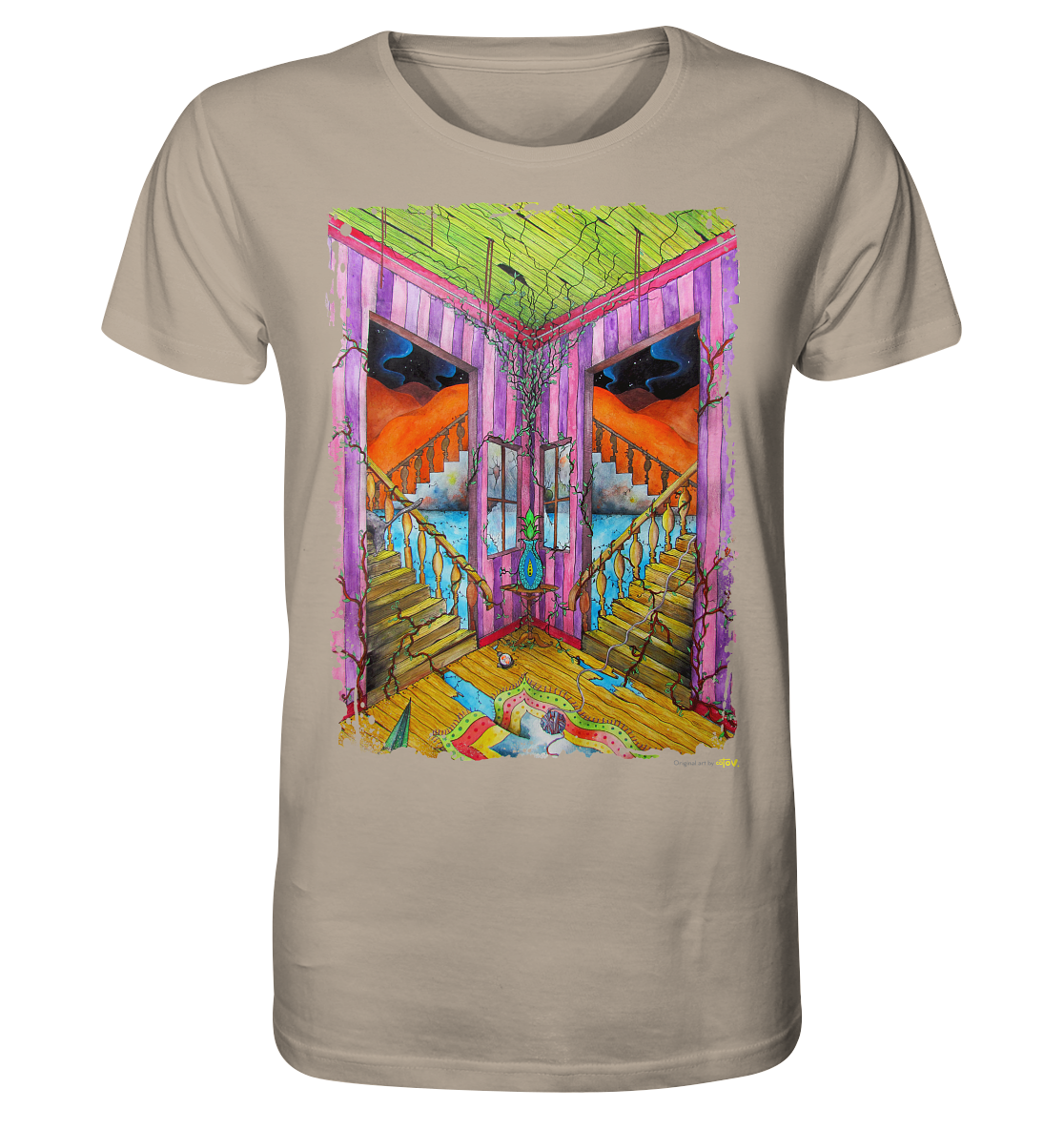Stairs Organic Shirt