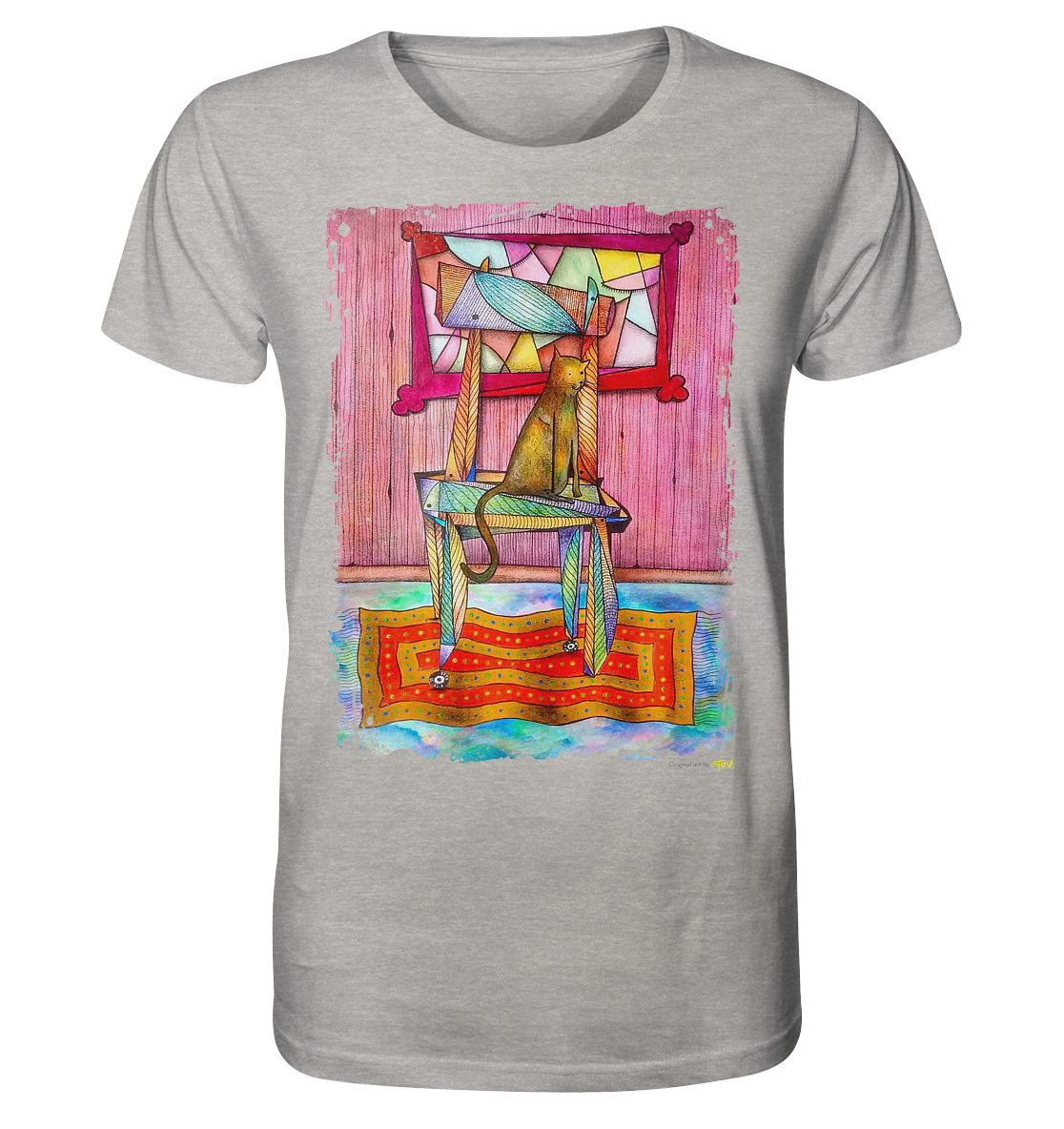 Cat on chair Organic Shirt