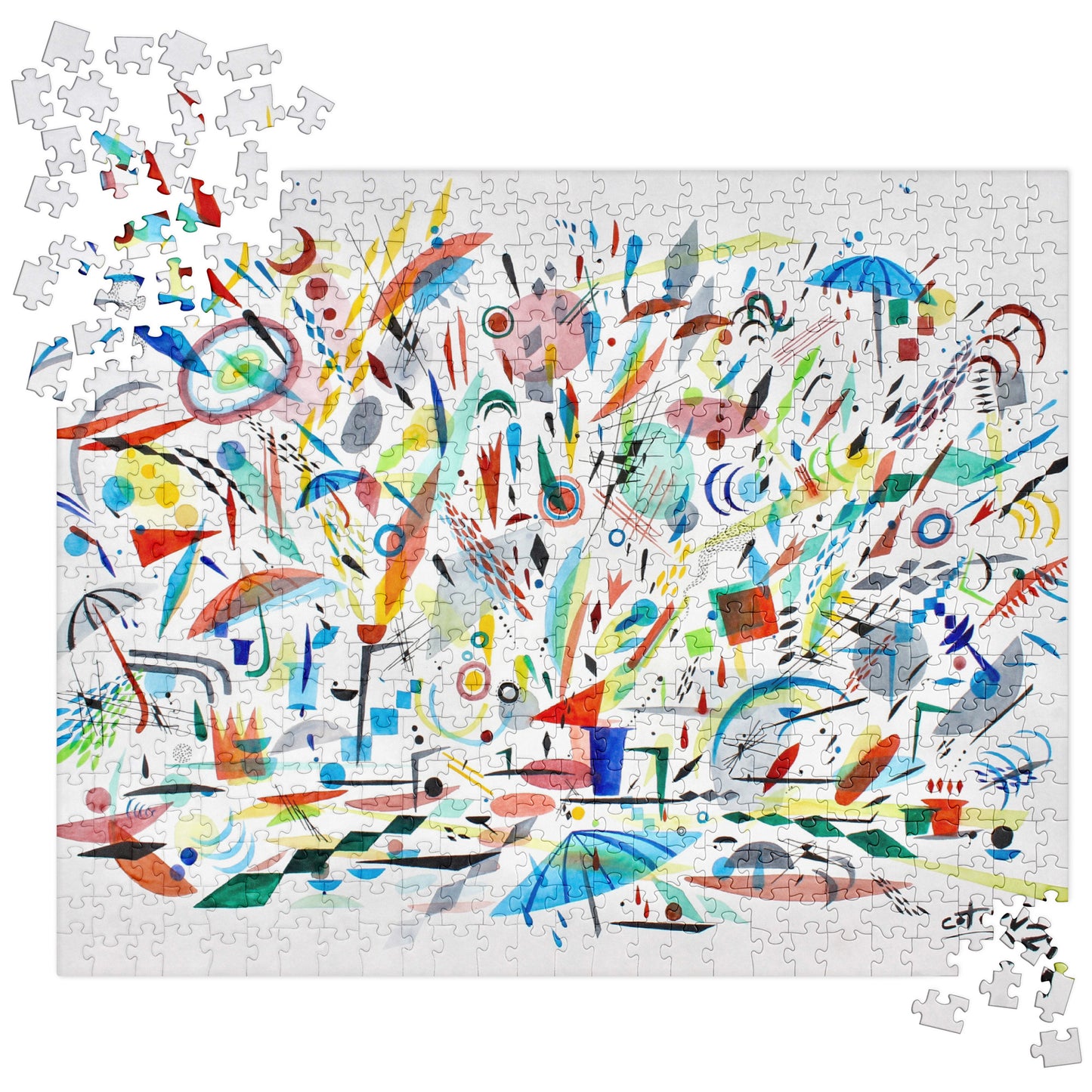 Kitchen rain I puzzle