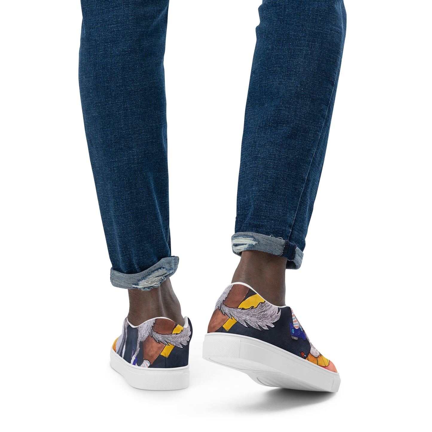 Run slip-on canvas shoes