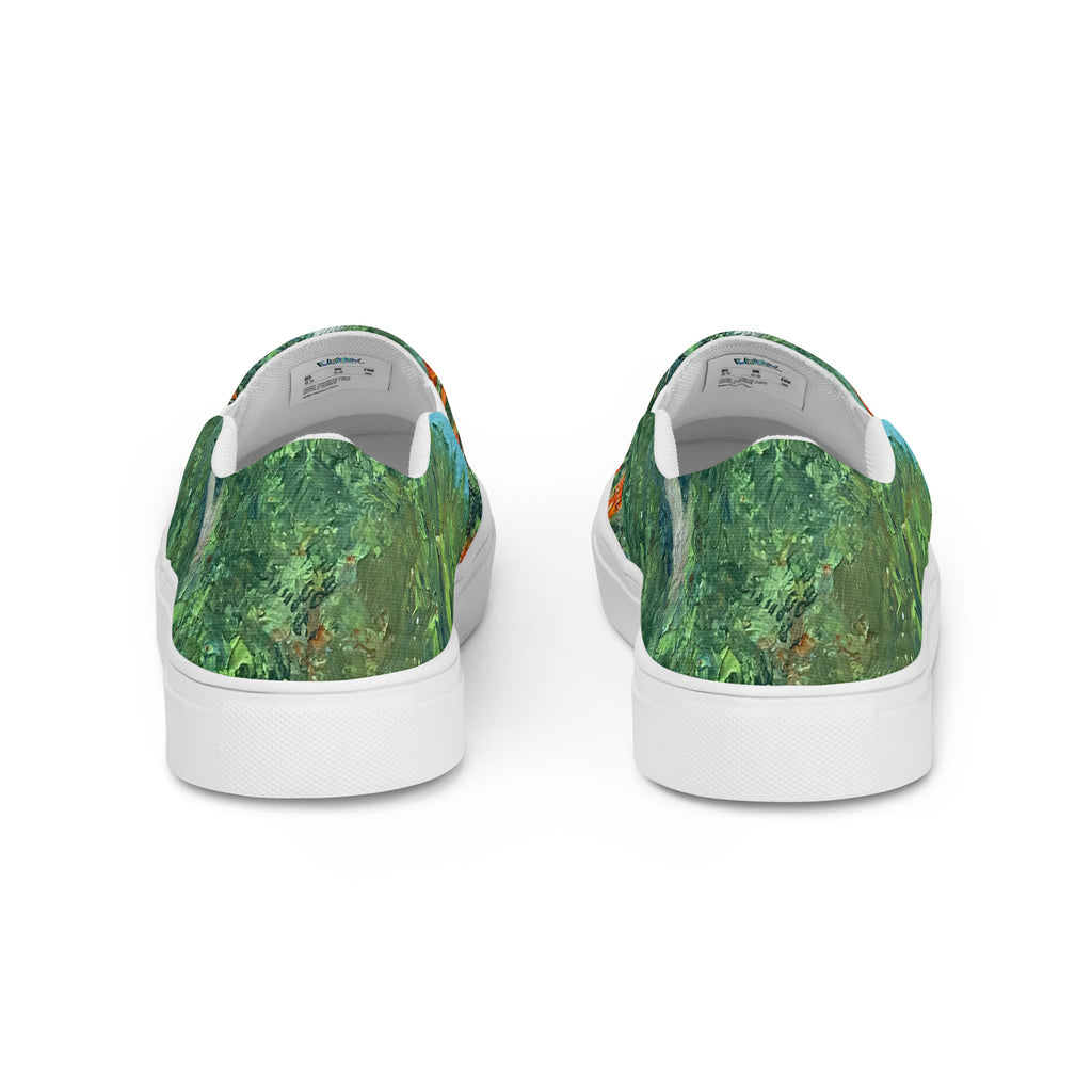 The tree slip-on canvas shoes