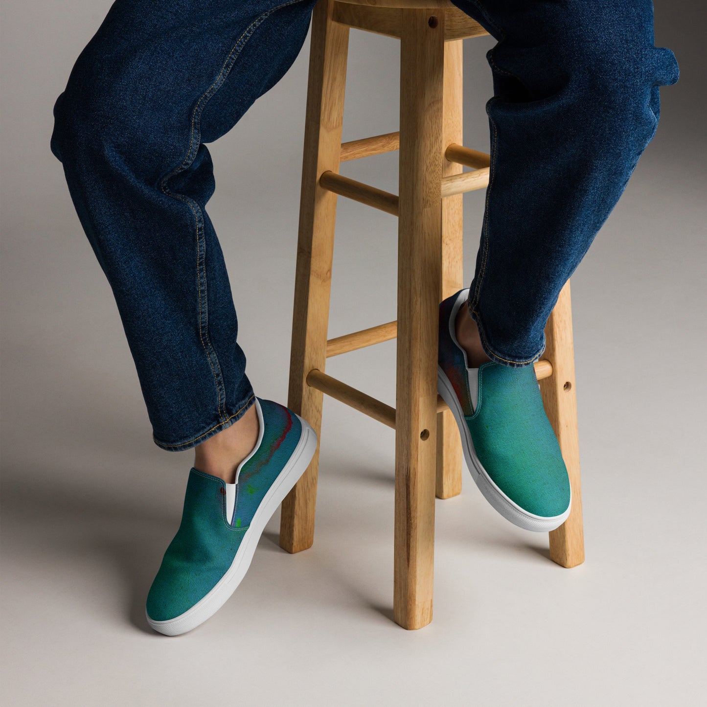 Ink slip-on canvas shoes