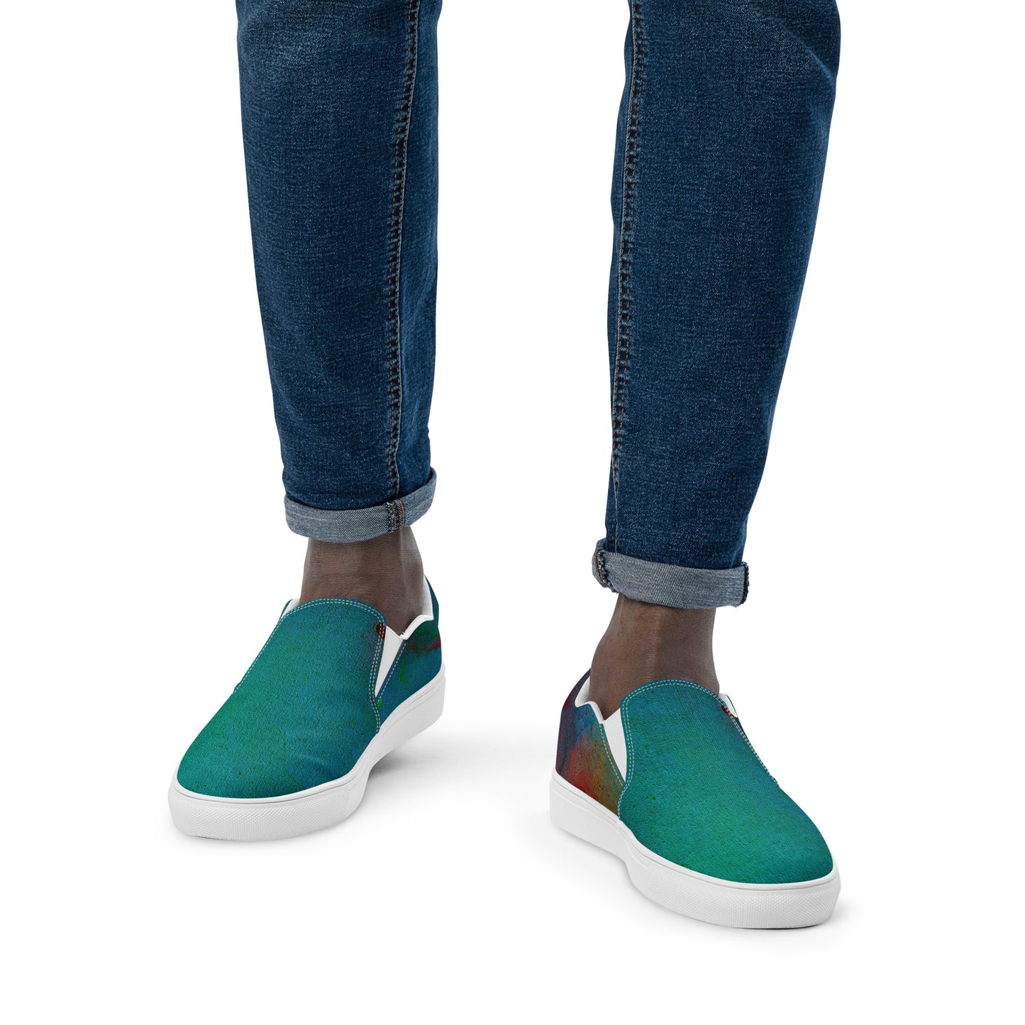 Ink slip-on canvas shoes