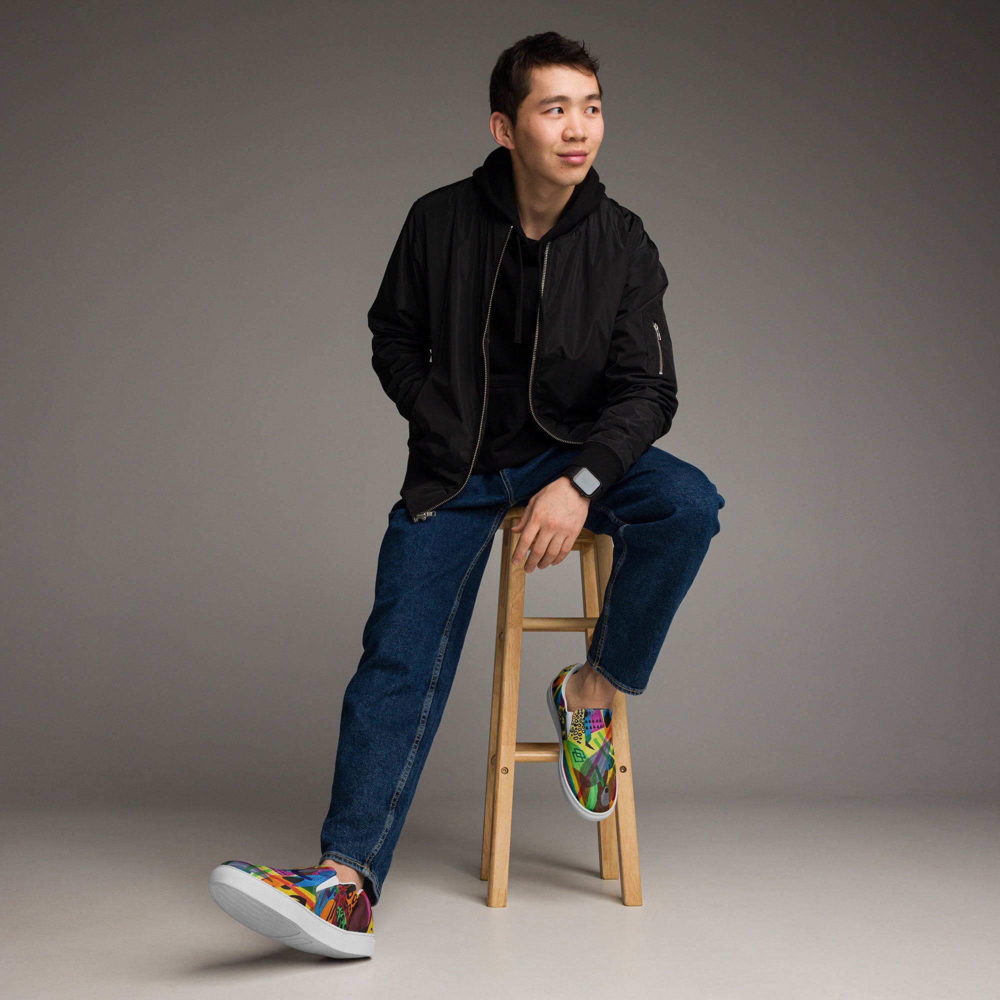 Spirit slip-on canvas shoes