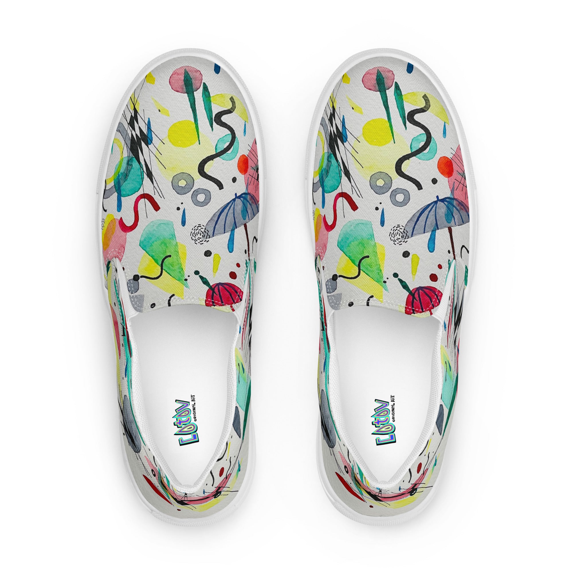 Kitchen rain I canvas shoes