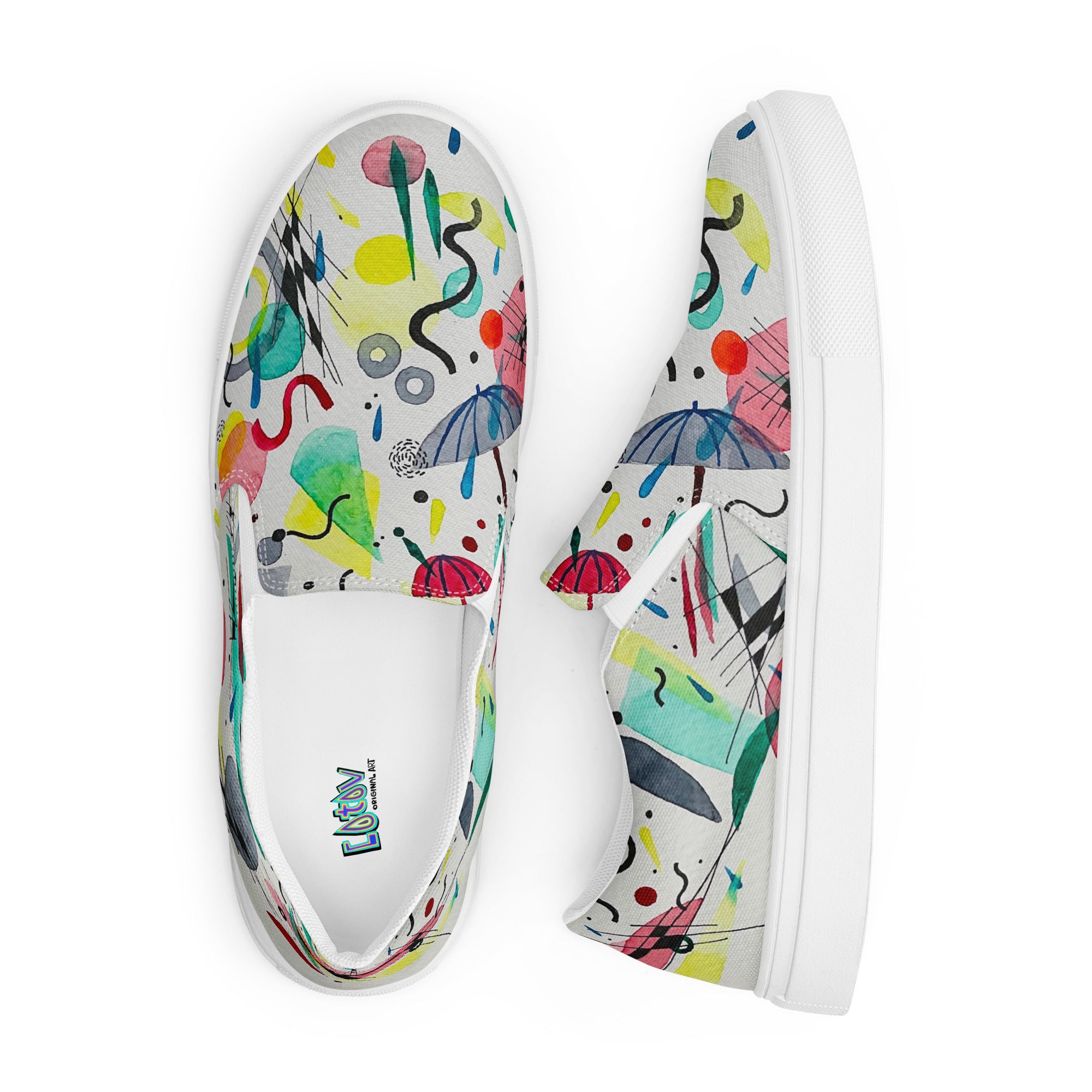 Kitchen rain I canvas shoes