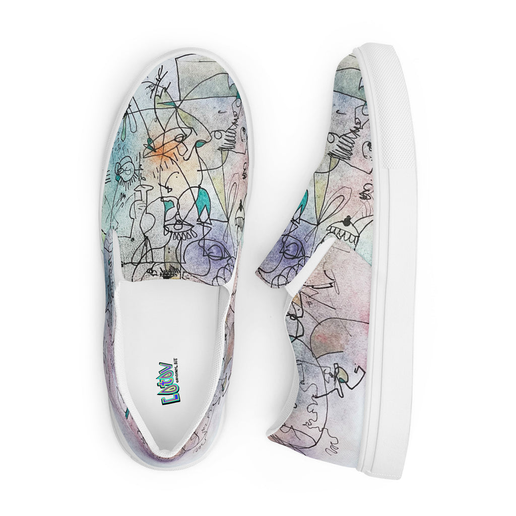 Poeme canvas shoes