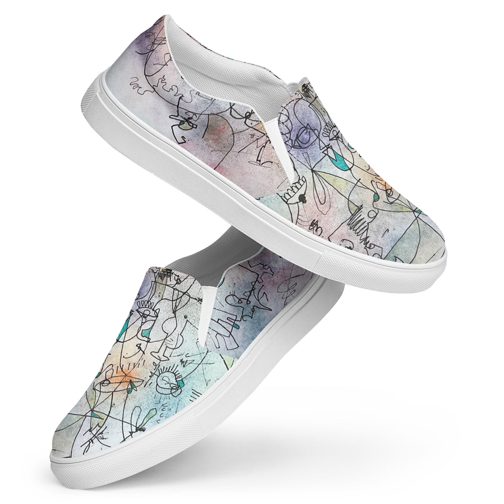 Poeme canvas shoes