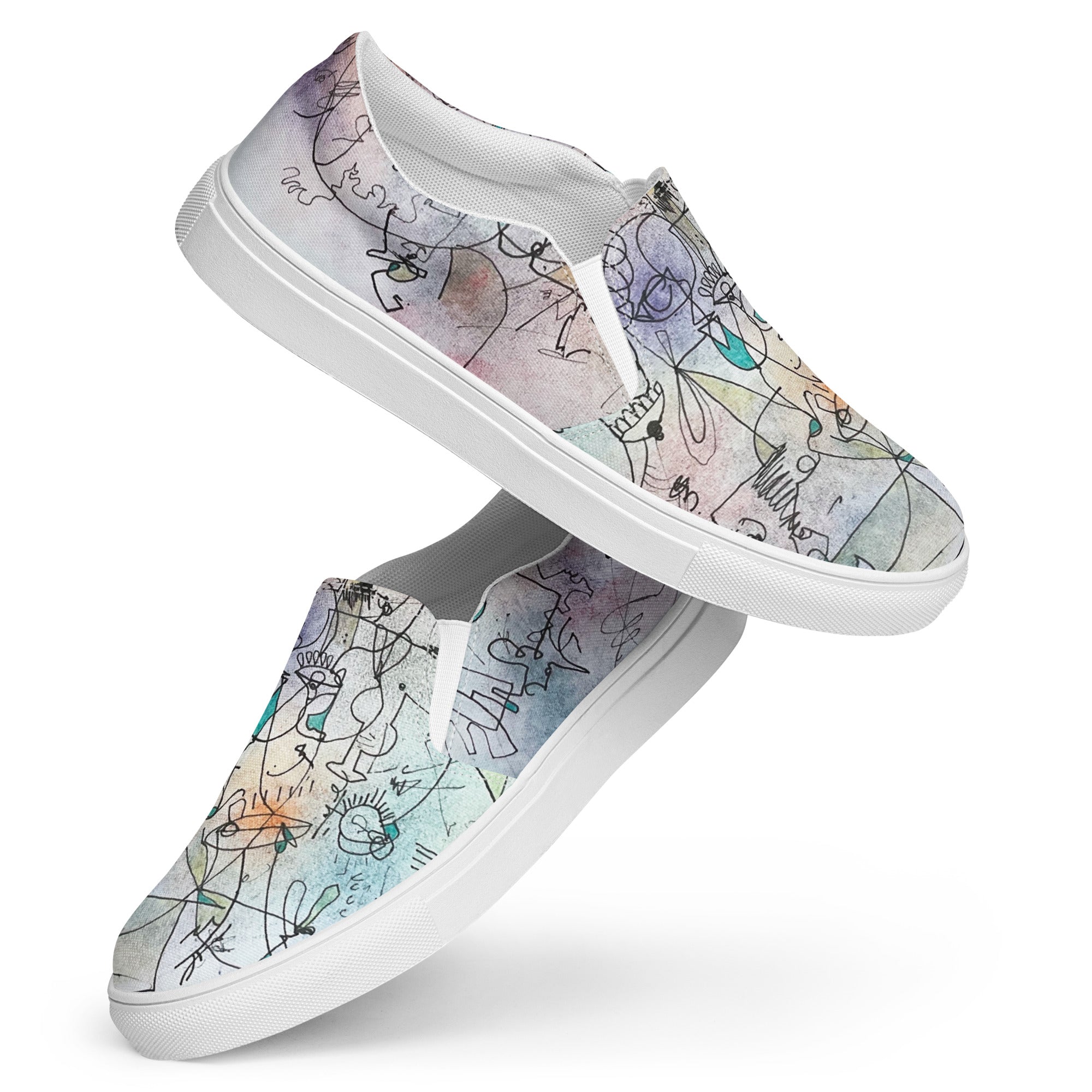 Poeme canvas shoes