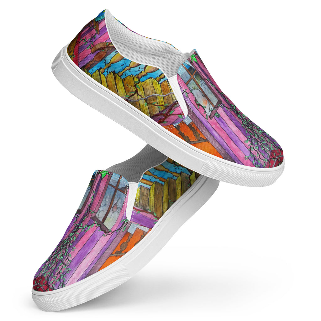 Stairs canvas shoes