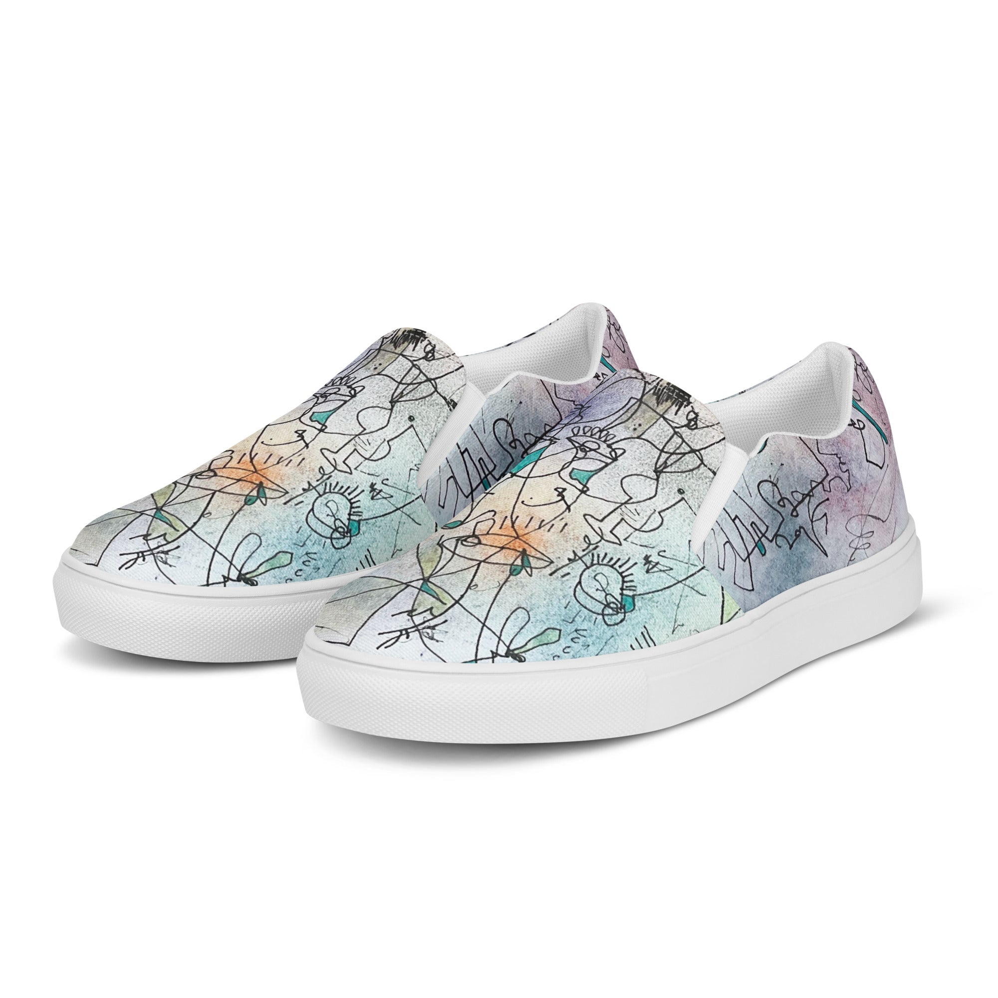 Poeme canvas shoes