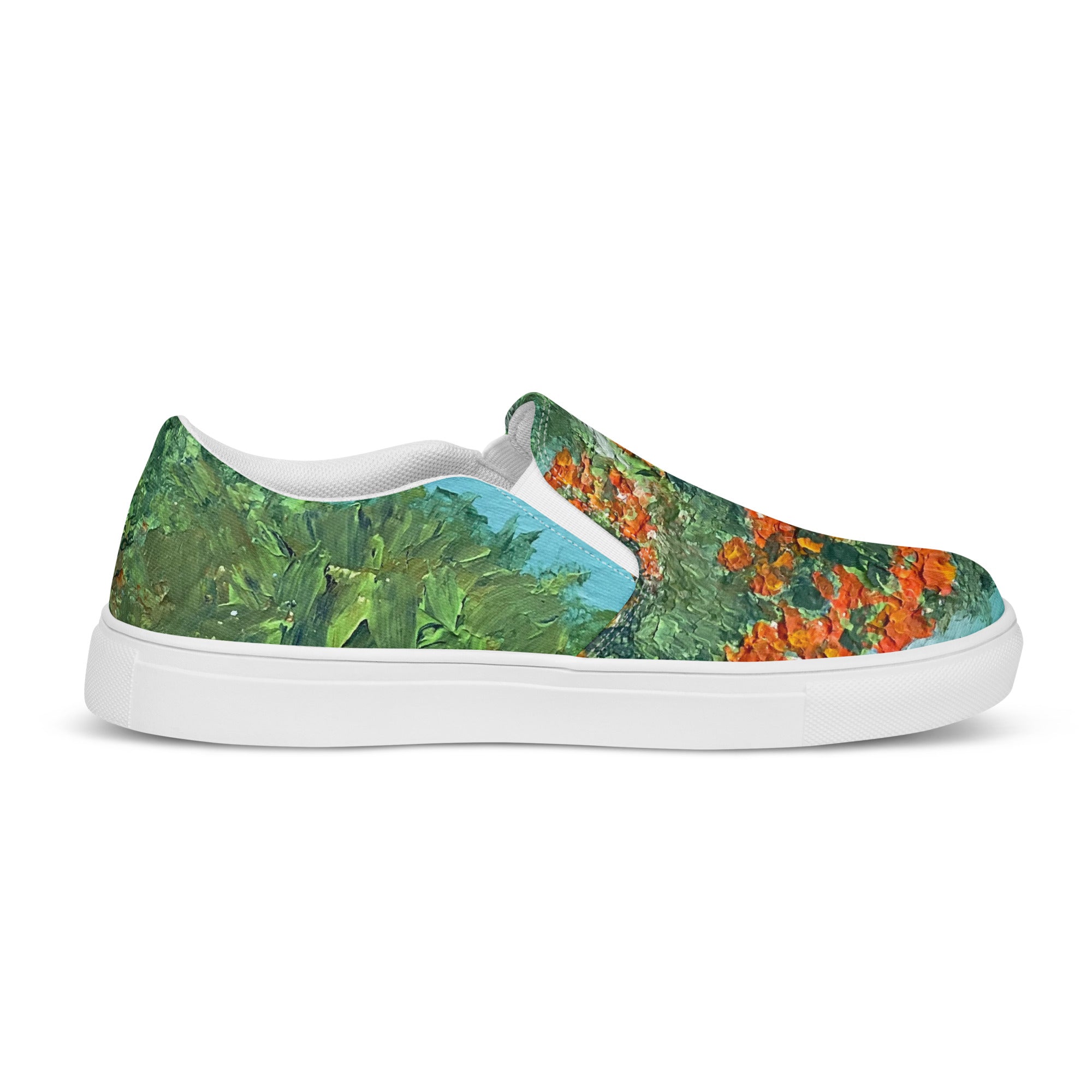 The tree slip-on canvas shoes
