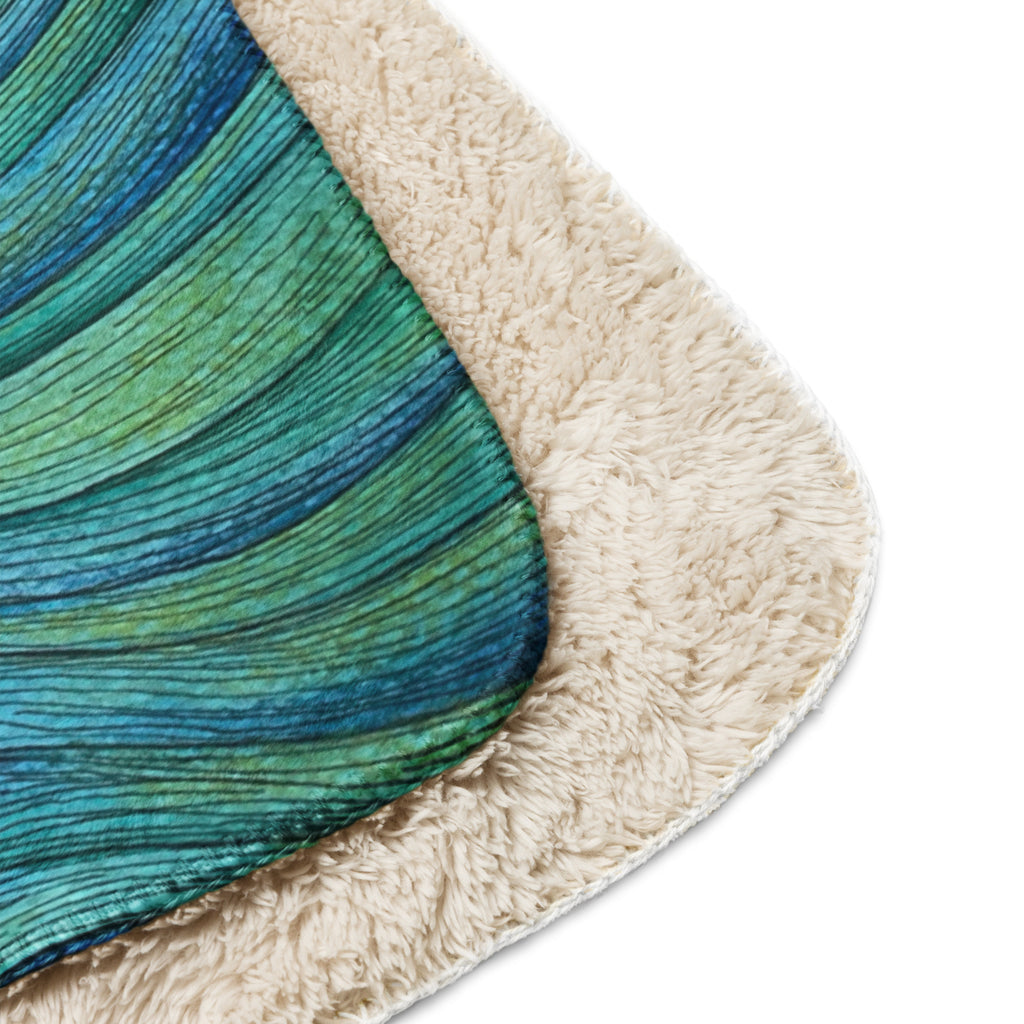 Waves Sherpa blanket