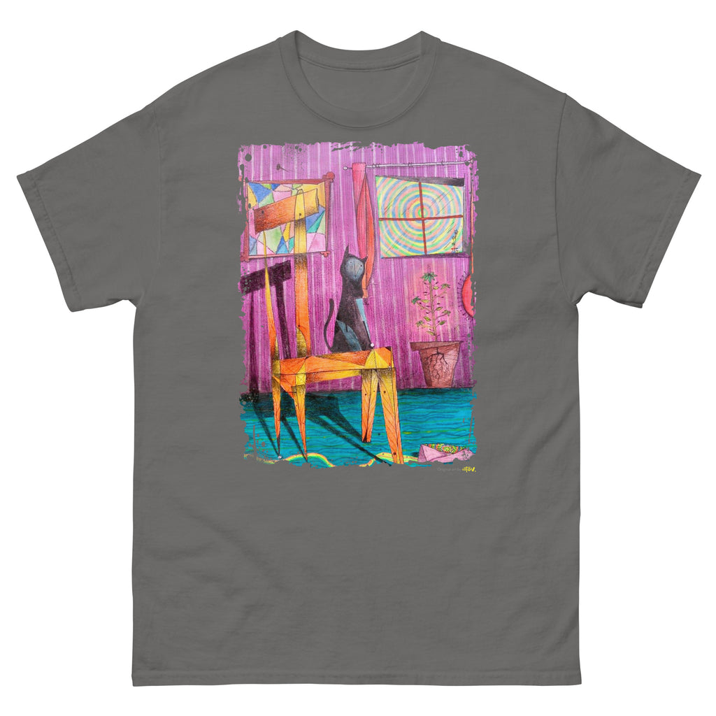 Cat on chair II classic tee