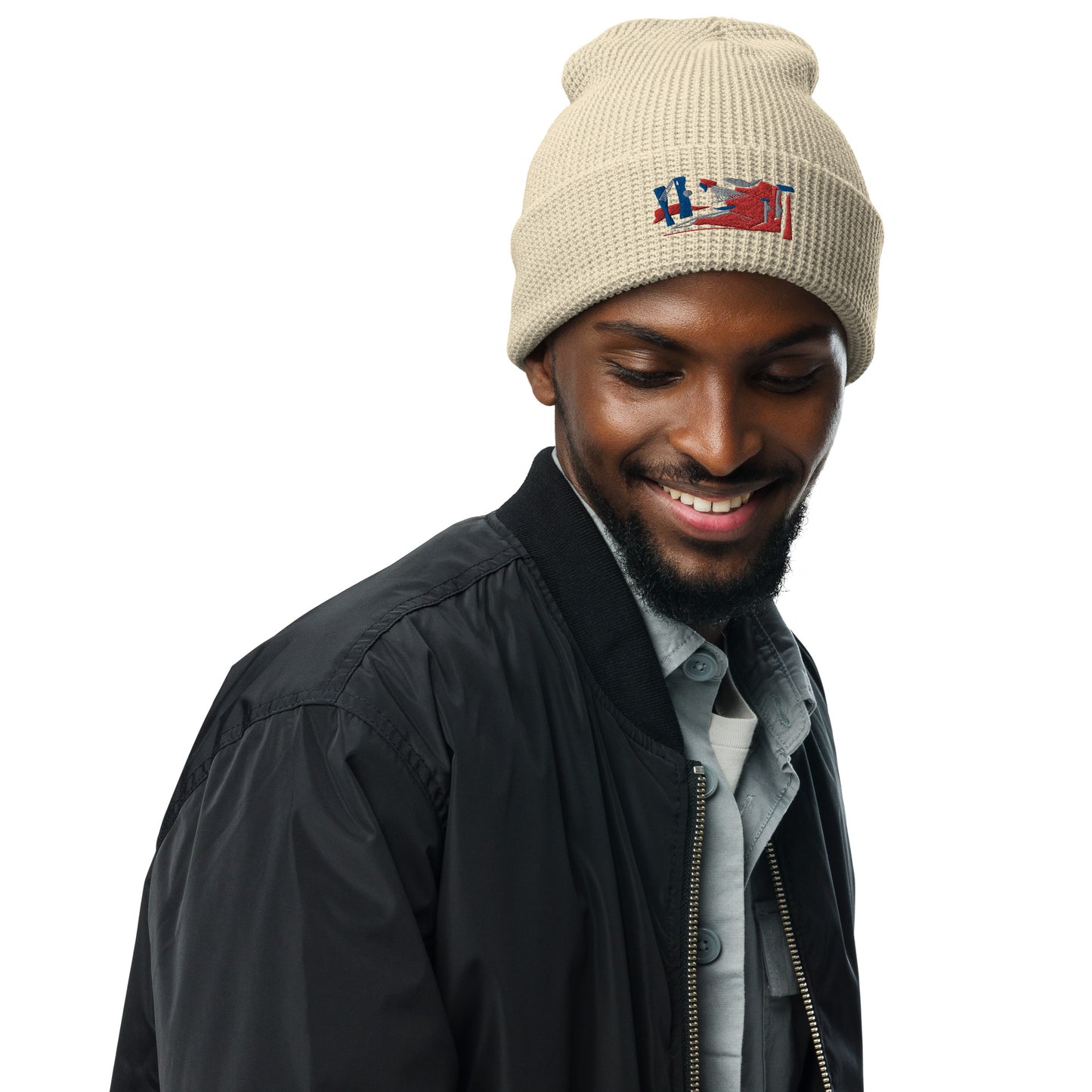 Solid Waffle beanie
