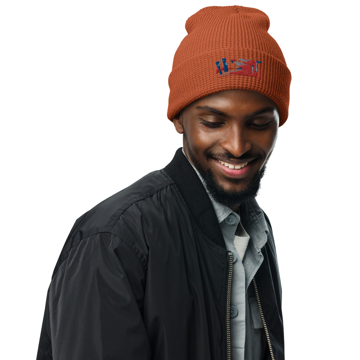 Solid Waffle beanie